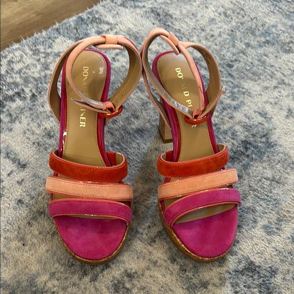 NWT Donald J Pliner Baybi Women's Ankle Strap Platform Sandal Sz 6 - Picture 1 of 8